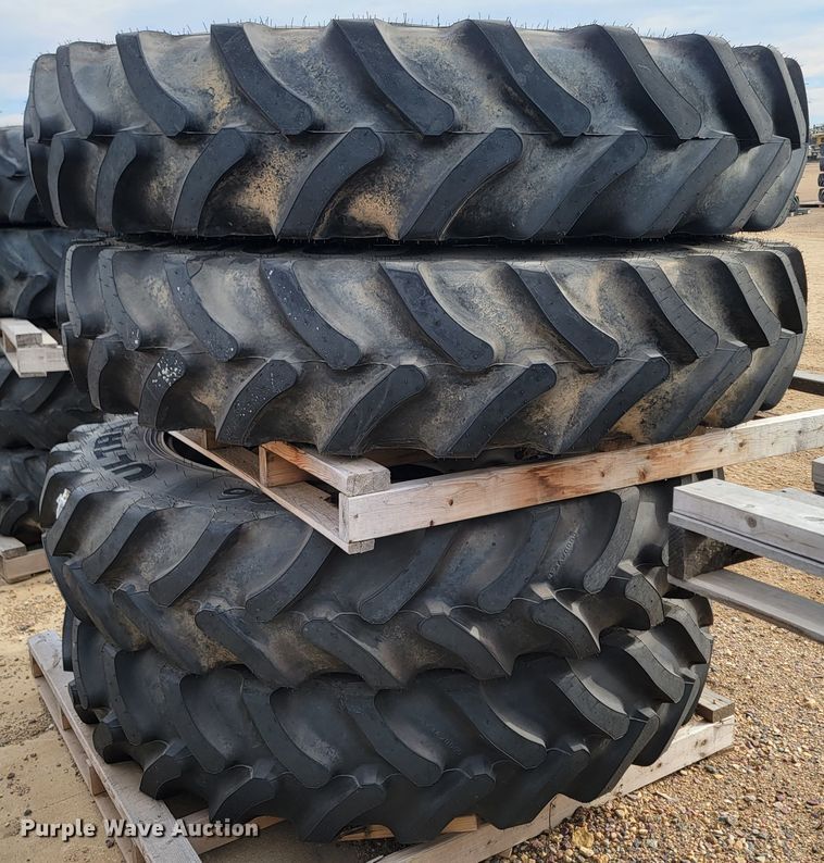 image for item JW9500 (4) Goodyear ultra sprayer 380/90R46 tires and wheels