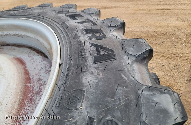 image for item JW9500 (4) Goodyear ultra sprayer 380/90R46 tires and wheels