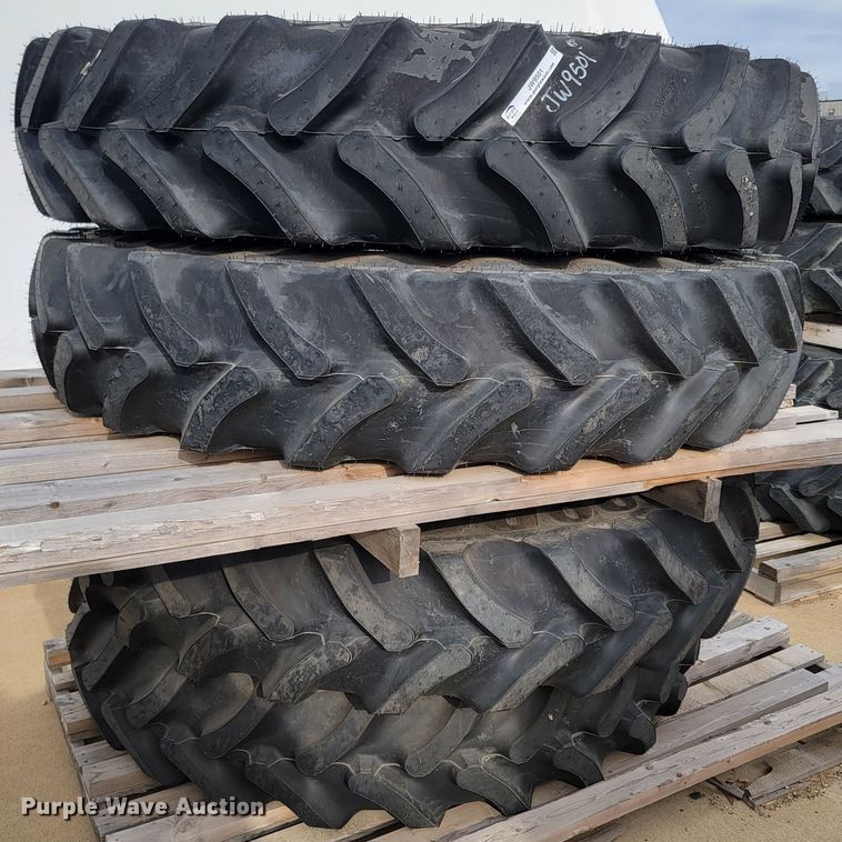 image for item JW9501 (4) Goodyear ultra sprayer 380/90R46 tires and wheels