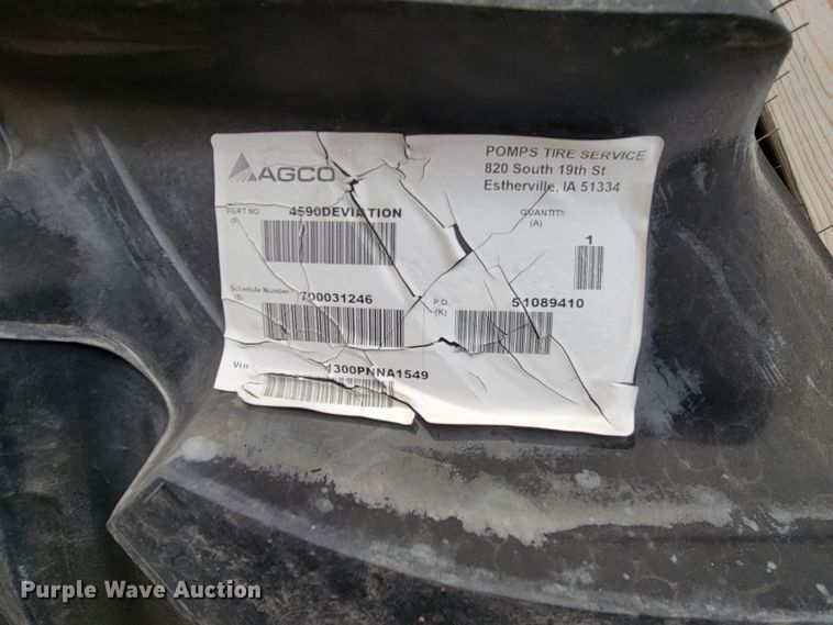 image for item JW9502 (4) Alliance Agristar II 480/80R42 tires and wheels