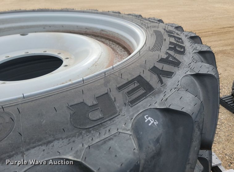 image for item JW9503 (4) Goodyear Ultra Sprayer 380/90R46 tires and wheels