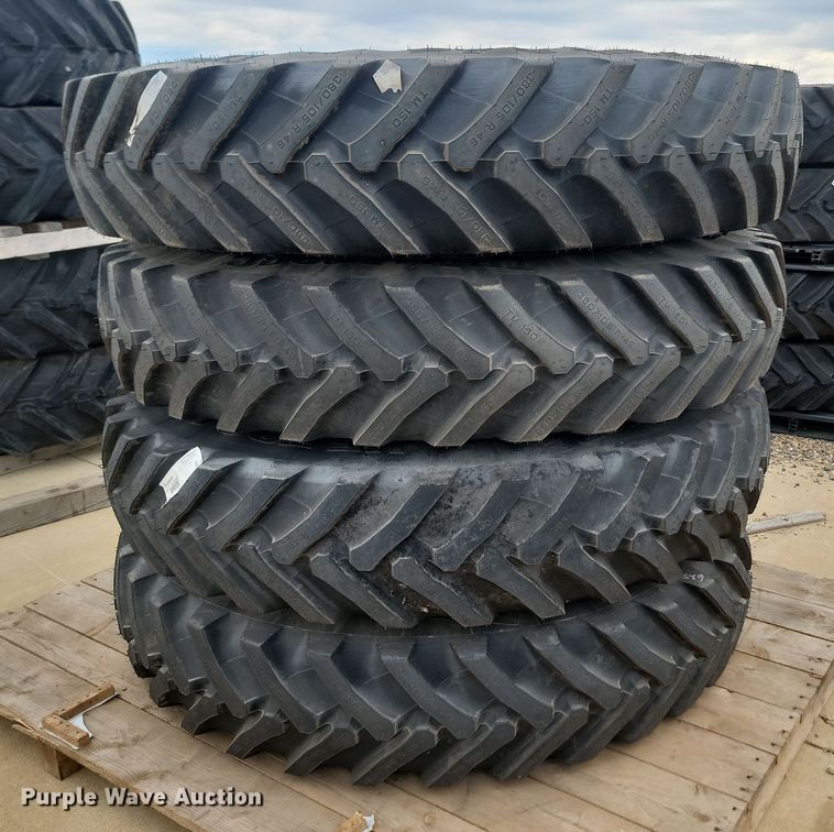image for item JW9504 (4) Trelleborg TM150 380/105R46 tires and wheels