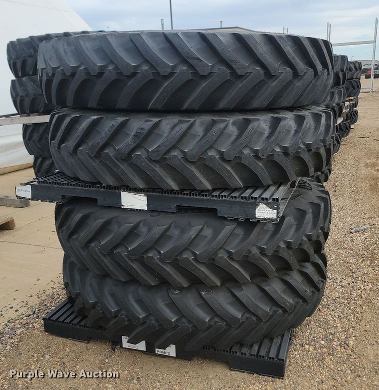 image for item JW9505 (4) Trelleborg TM150 380/90R46 tires and wheels