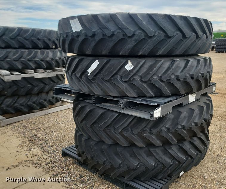 image for item JW9505 (4) Trelleborg TM150 380/90R46 tires and wheels