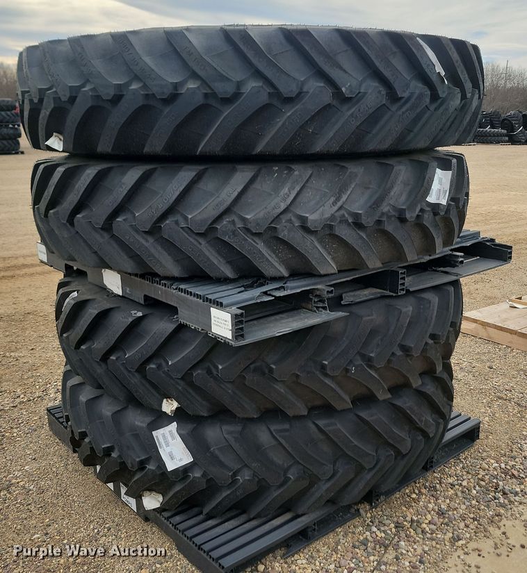 image for item JW9505 (4) Trelleborg TM150 380/90R46 tires and wheels