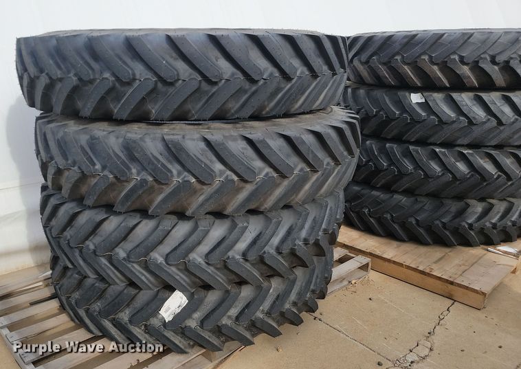 image for item JW9508 (4) Michelin Sprayerbib 380/90R46 tires and wheels