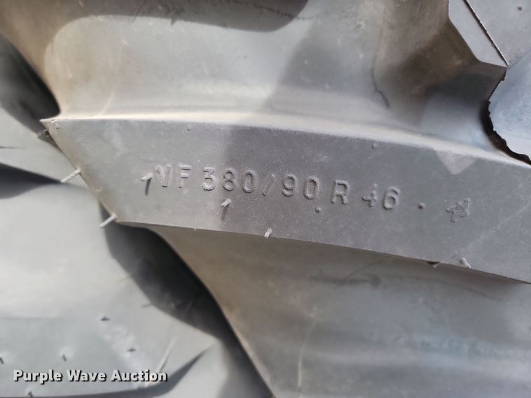 image for item JW9508 (4) Michelin Sprayerbib 380/90R46 tires and wheels