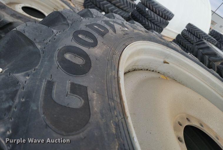 image for item JW9510 (4) Goodyear Ultra Sprayer 380/90R46 tires and wheels