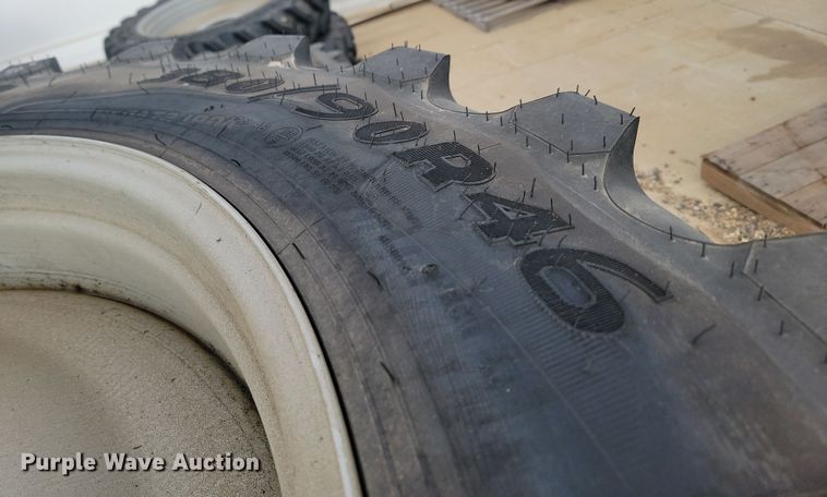 image for item JW9510 (4) Goodyear Ultra Sprayer 380/90R46 tires and wheels