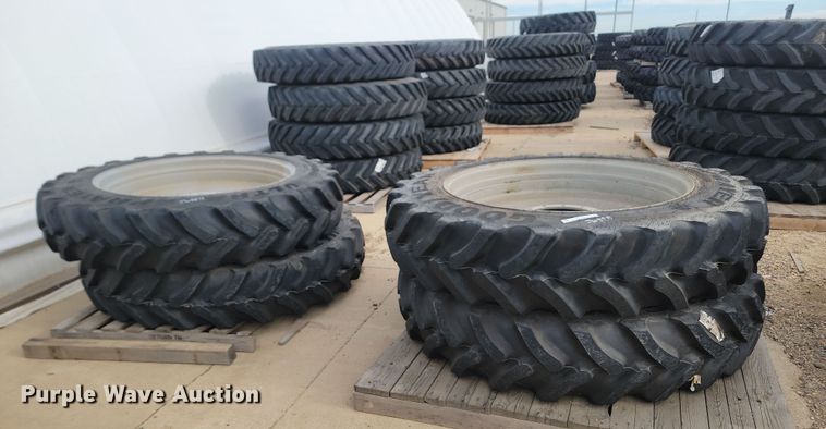 image for item JW9511 (4) Goodyear Ultra Sprayer 380/90R46 tires and wheels