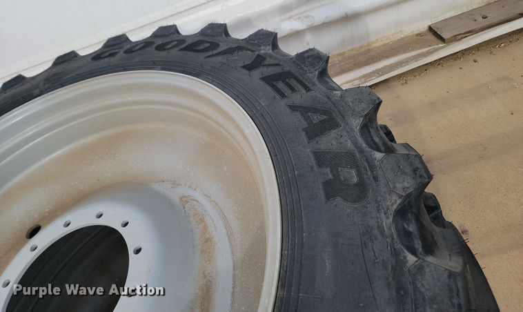 image for item JW9511 (4) Goodyear Ultra Sprayer 380/90R46 tires and wheels