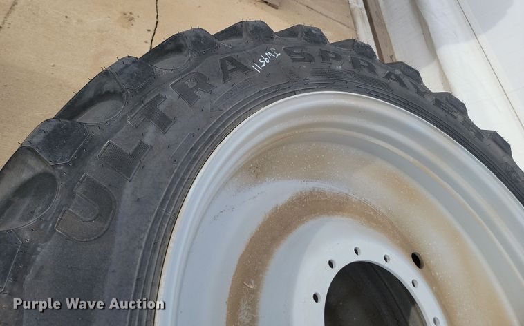 image for item JW9511 (4) Goodyear Ultra Sprayer 380/90R46 tires and wheels