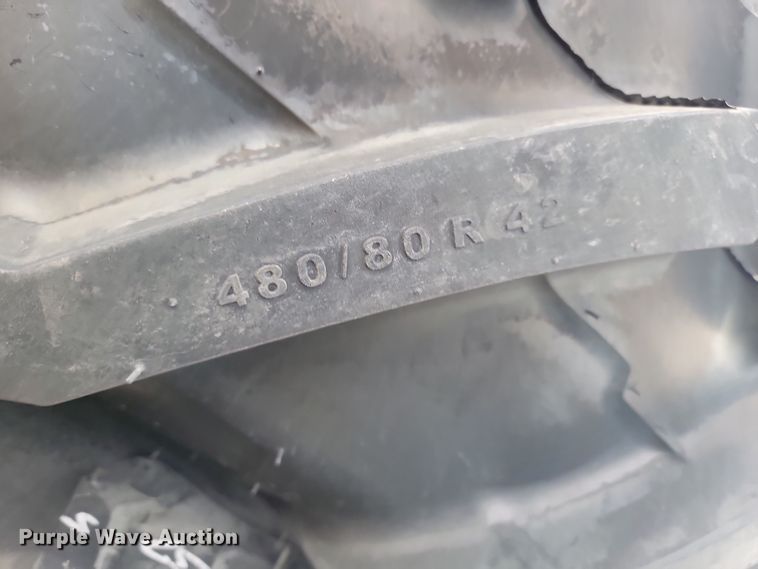 image for item JW9513 (4) Michelin Agribib2 480/80R42 tires and wheels