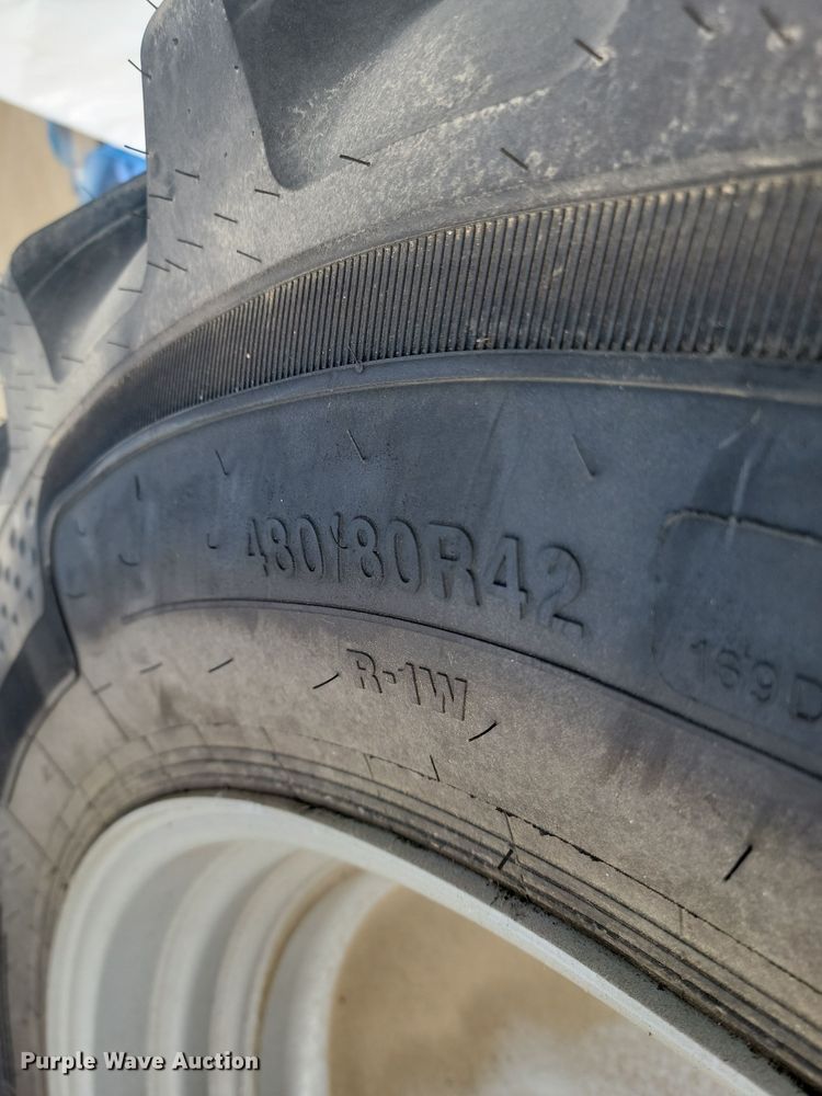 image for item JW9514 (4) Alliance 480/80R42 tires and wheels