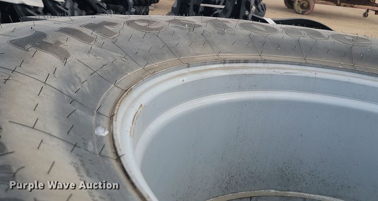 image for item JW9515 (2) Firestone 800/70R38 tires and wheels