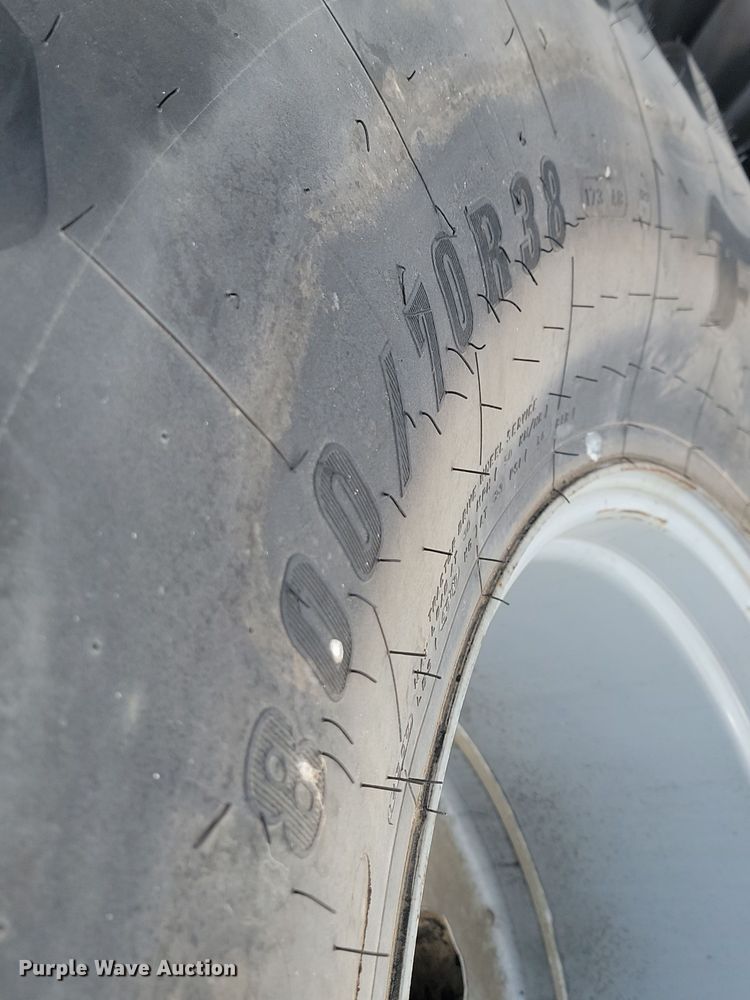 image for item JW9515 (2) Firestone 800/70R38 tires and wheels