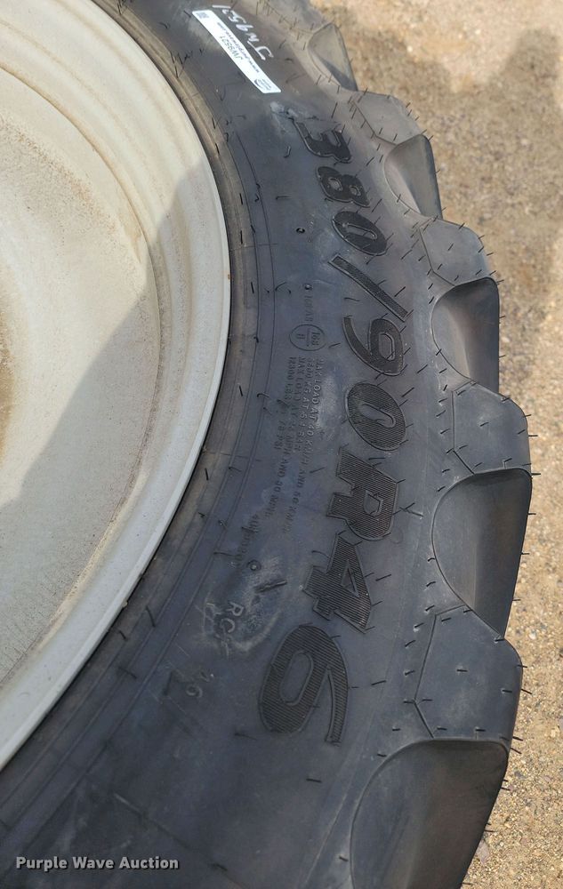 image for item JW9521 (2) Goodyear Ultra Sprayer 380/90R46 tires and wheels