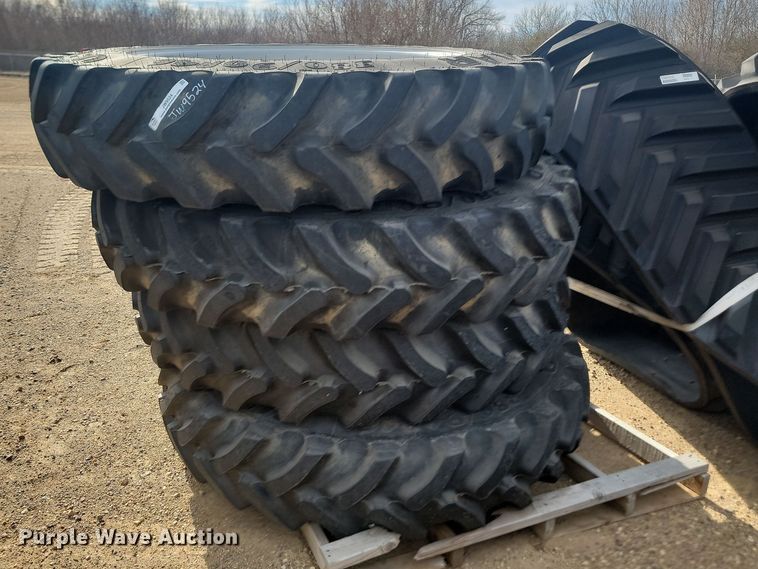 image for item JW9524 (4) Goodyear Ultra Sprayer 380/90R46 tires and wheels