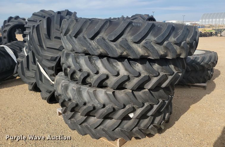 image for item JW9524 (4) Goodyear Ultra Sprayer 380/90R46 tires and wheels