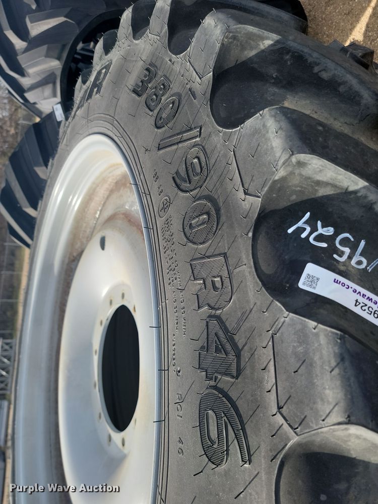 image for item JW9524 (4) Goodyear Ultra Sprayer 380/90R46 tires and wheels