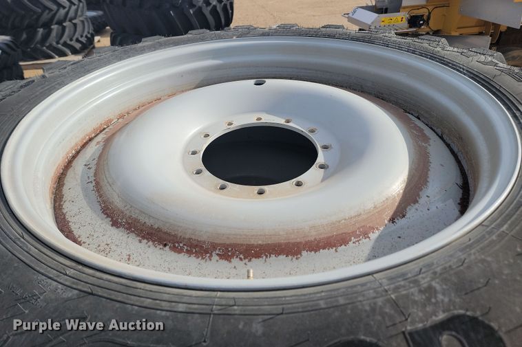 image for item JW9525 (4) Goodyear Ultra Sprayer 380/90R46 tires and wheels