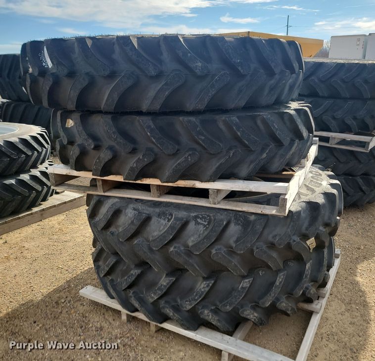 image for item JW9526 (4) Goodyear Ultra Sprayer 380/90R46 tires and wheels