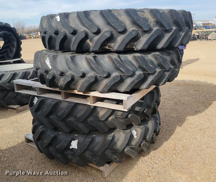 image for item JW9526 (4) Goodyear Ultra Sprayer 380/90R46 tires and wheels