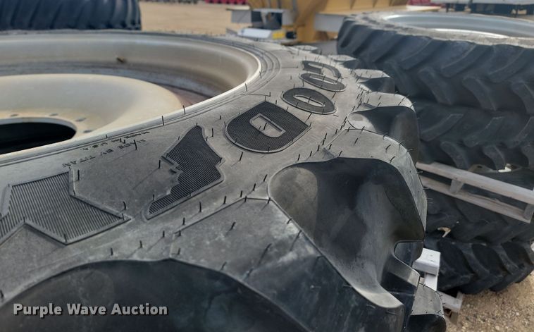 image for item JW9526 (4) Goodyear Ultra Sprayer 380/90R46 tires and wheels