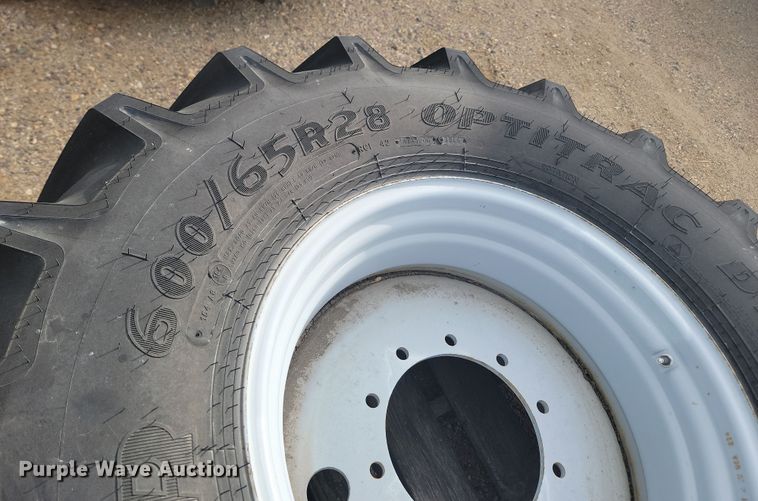 image for item JW9527 Goodyear Optic Trac 600/65R28 tire and wheel