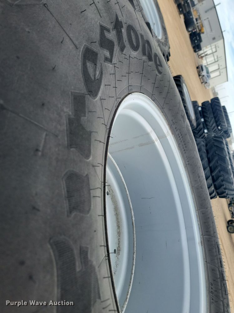 image for item JW9529 (2) Firestone IF 800/70R38 tires and wheels