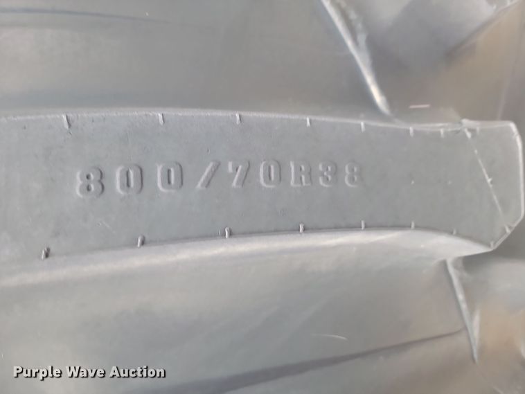 image for item JW9529 (2) Firestone IF 800/70R38 tires and wheels