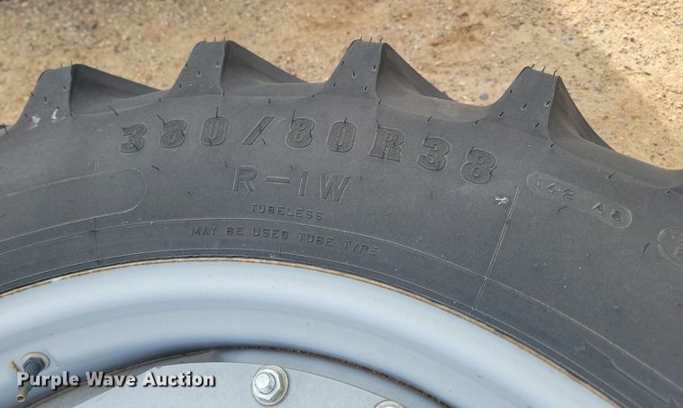 image for item JW9533 Firestone Radial All Traction DT 380/80R38 tire and wheel