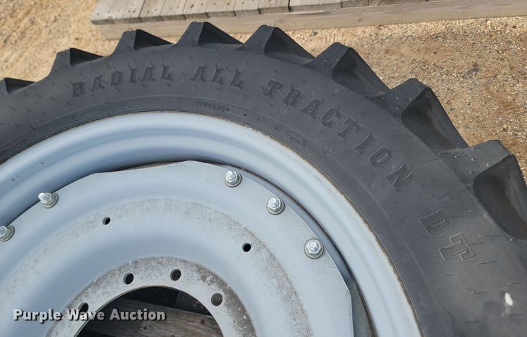 image for item JW9533 Firestone Radial All Traction DT 380/80R38 tire and wheel