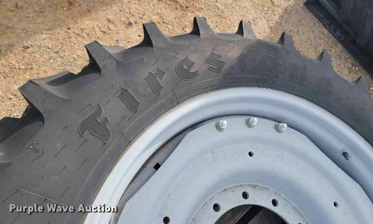 image for item JW9533 Firestone Radial All Traction DT 380/80R38 tire and wheel