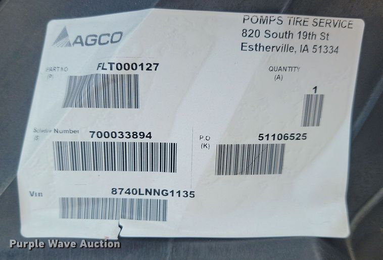 image for item JW9534 (4) Trelleborg TM 600 tires and wheels