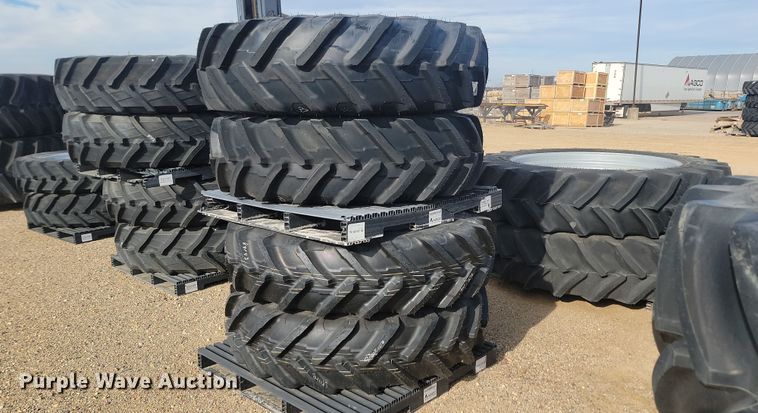 image for item JW9535 (4) Michelin Agribib 420/90R30 tires and wheels