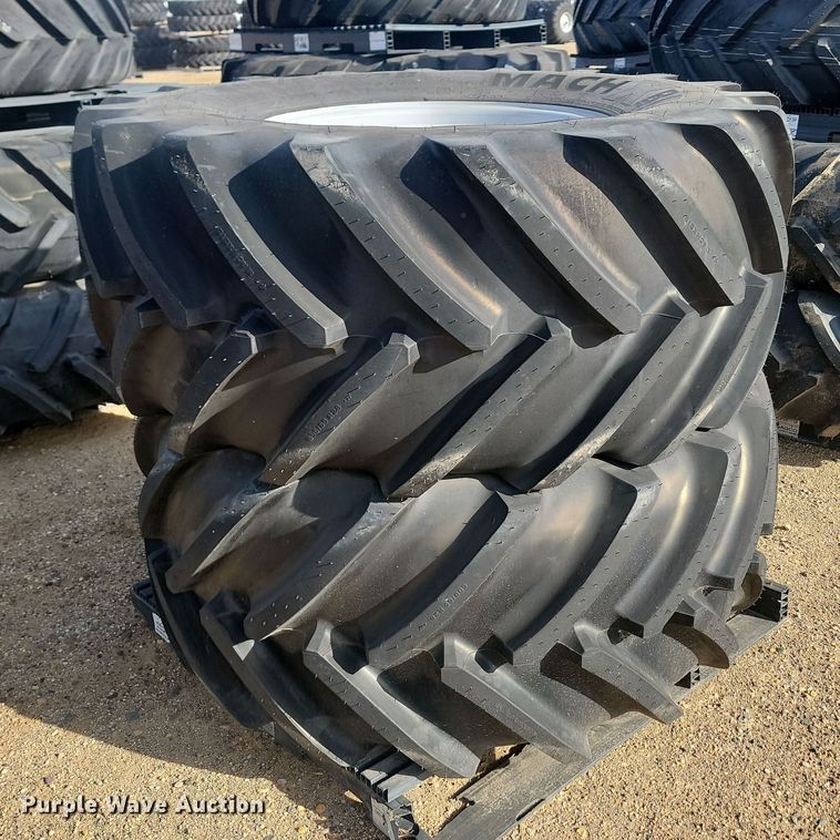 image for item JW9538 (2) Michelin Mach x Bib 600/65R28 tires and wheels