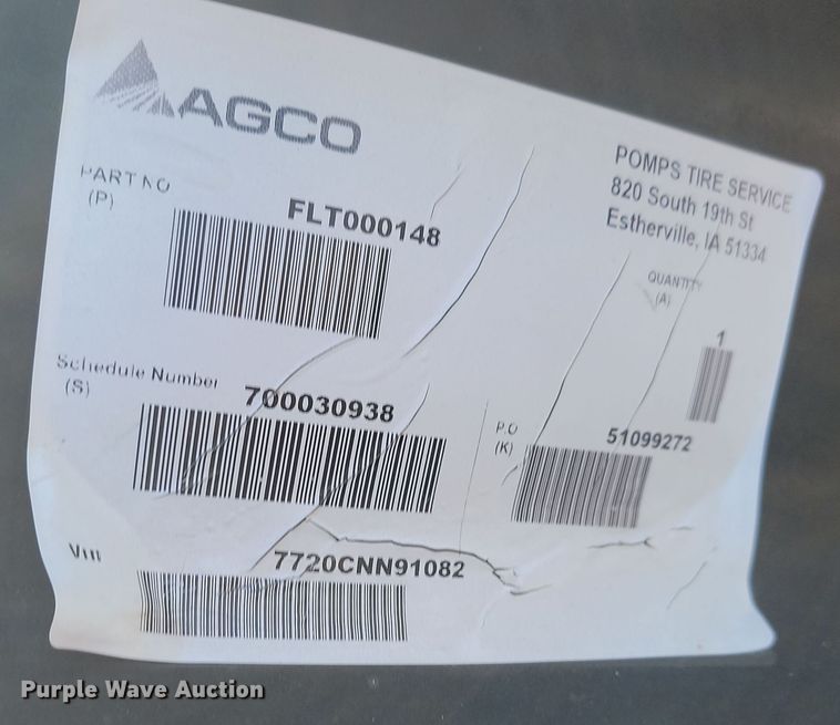 image for item JW9538 (2) Michelin Mach x Bib 600/65R28 tires and wheels