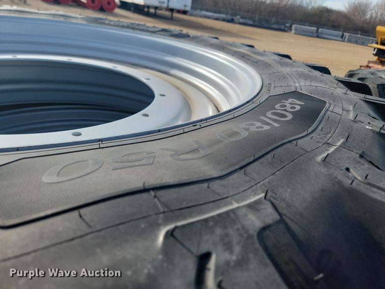 image for item JW9542 (4) Michelin Agribib 2 480/80R50 tires and wheels