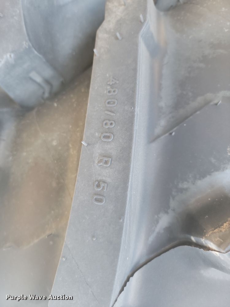 image for item JW9542 (4) Michelin Agribib 2 480/80R50 tires and wheels