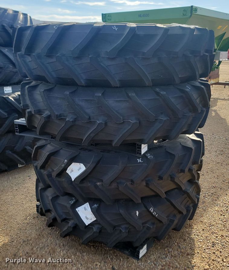 image for item JW9543 (4) Trelleborg T600 380/80R38 tires and wheels