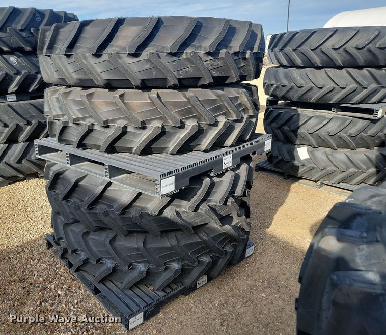 image for item JW9543 (4) Trelleborg T600 380/80R38 tires and wheels