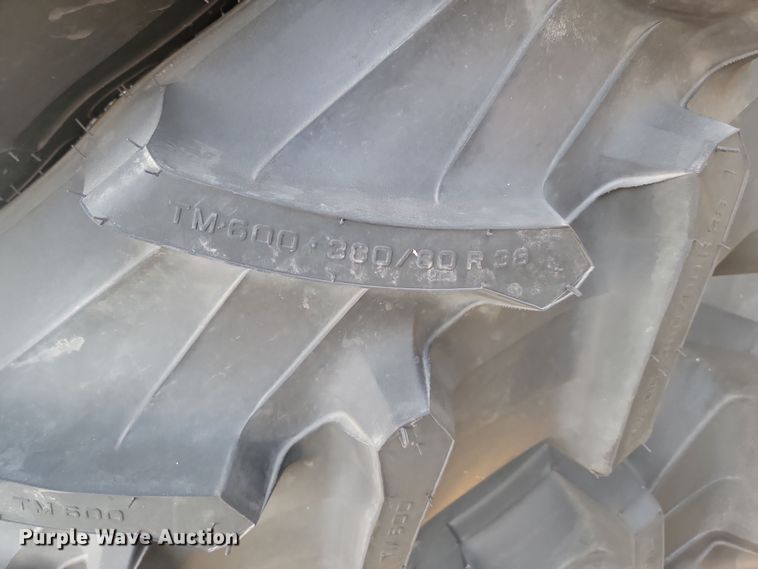 image for item JW9543 (4) Trelleborg T600 380/80R38 tires and wheels