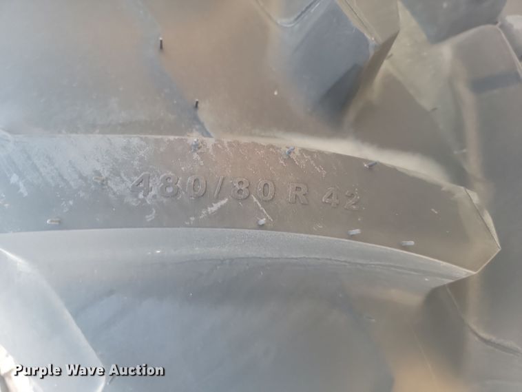 image for item JW9547 (2) Michelin 480/80R42 tires and wheels