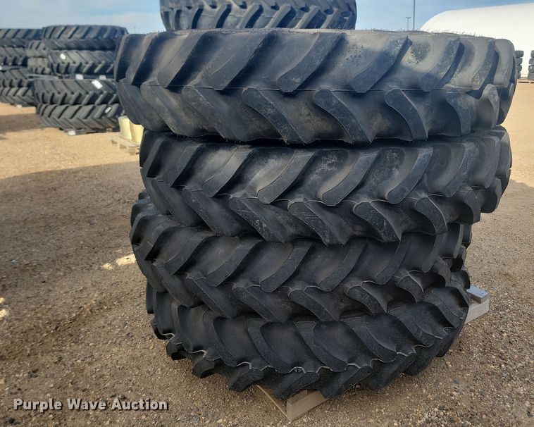 image for item JW9549 (4) Goodyear Ultra Sprayer 380/90R46 tires and wheels