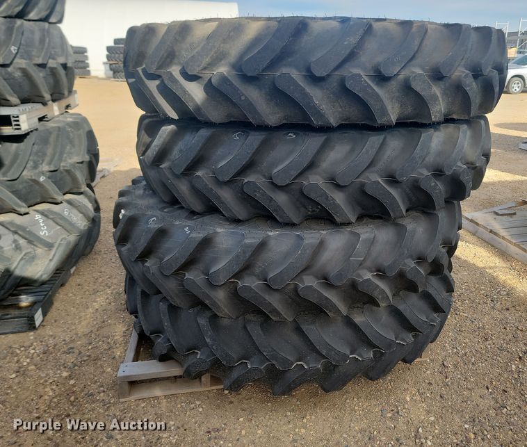 image for item JW9549 (4) Goodyear Ultra Sprayer 380/90R46 tires and wheels