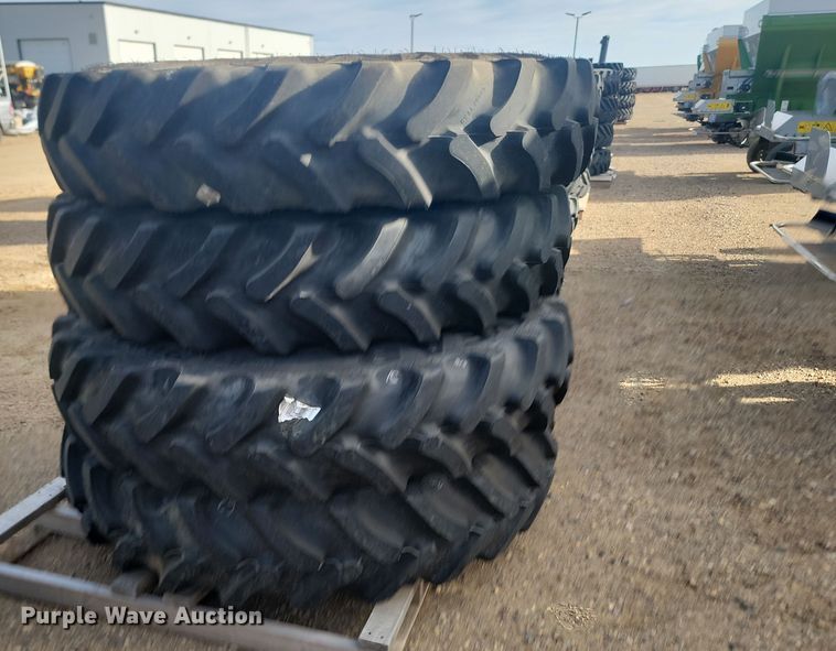 image for item JW9549 (4) Goodyear Ultra Sprayer 380/90R46 tires and wheels