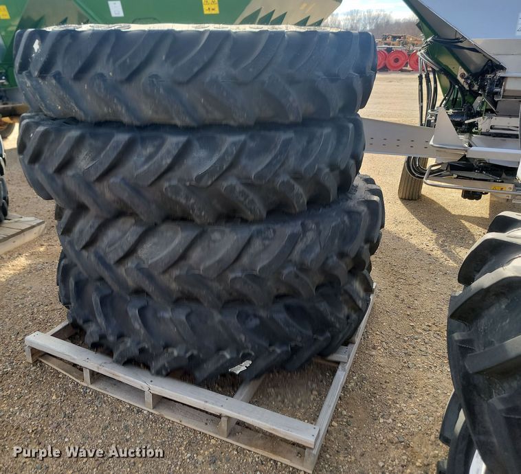 image for item JW9549 (4) Goodyear Ultra Sprayer 380/90R46 tires and wheels