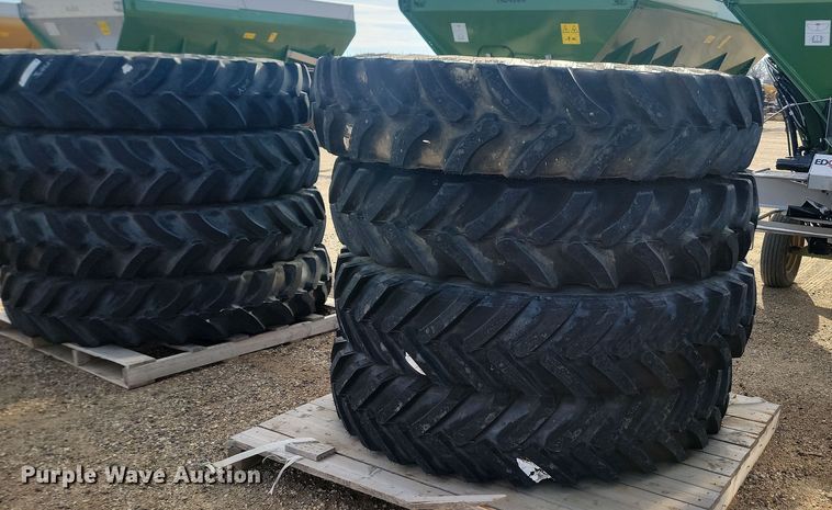 image for item JW9550 (4) Goodyear Ultra Sprayer 380/90R46 tires and wheels