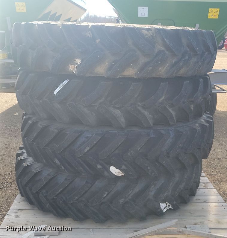 image for item JW9550 (4) Goodyear Ultra Sprayer 380/90R46 tires and wheels